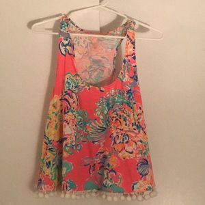 Lilly Pulitzer Pom Pom Top